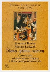 Słowo-pismo-sacrum - Bracha Krzysztof, Leńczuk Mariusz