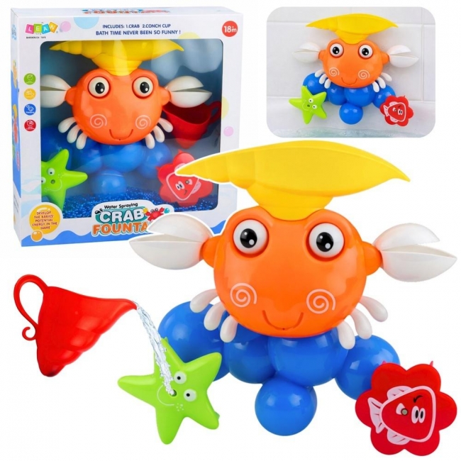 <img src='https://webimage.pl/pics/907/7/d5905991097907.jpg' style='height:440px' /> Zestaw do kąpieli Krab z przyssawkami