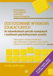 Dostosowanie wymagań edukacyjnych - Renata Naprawa, Alicja Tanajewska, Cecylia Mach, Krystyna Szczepańska