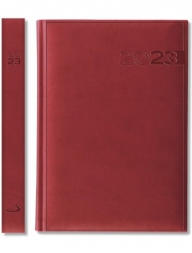 Terminarz Print czerwony A5 2023