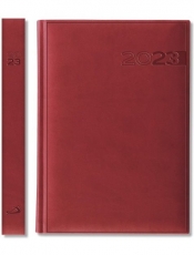 Terminarz Print czerwony A5 2023