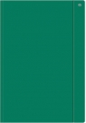 Teczka z gumką A4+ jednokolorowa zielona (10szt)
