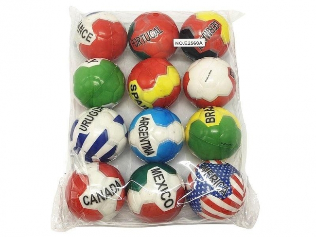 Piłeczka piankowa 6,3cm MIX