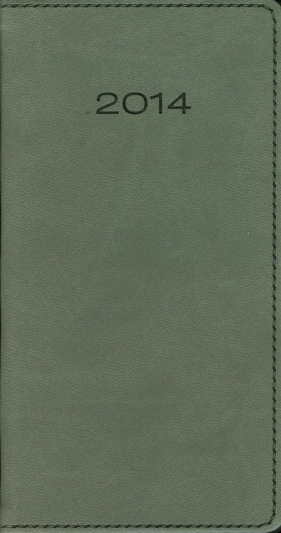 Kalendarz 2014 A6 11T Szary kieszonkowy - <br />