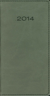 Kalendarz 2014 A6 11T Szary kieszonkowy - <br />