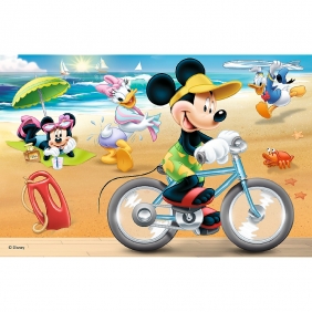 Trefl, Puzzle 54 Mini: Disney - Dzień z przyjaciółmi (54190)