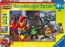 Ravensburger, Puzzle 2x24: Power Players (051908)