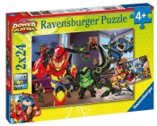 Ravensburger, Puzzle 2x24: Power Players (051908)