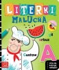 Literki malucha Uczę się koloruję naklejam - Agnieszka Bator