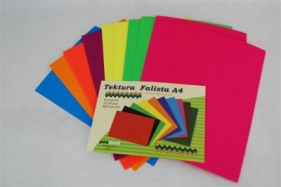 Tektura falista FLUO A4 mix 7kolorów
