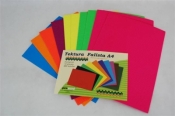 Tektura falista FLUO A4 mix 7kolorów