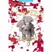 Kartka holograficzna 3D - I love everything about you