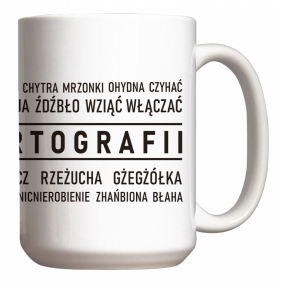 Kubek duży (440 ml) – Mistrzyni Ortografii