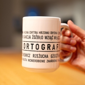 Kubek duży (440 ml) – Mistrzyni Ortografii