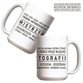 Kubek duży (440 ml) – Mistrzyni Ortografii