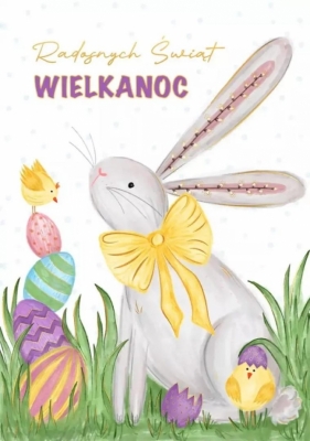 Karnet B6 Wielkanoc Zajączek