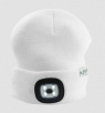 Czapka z latarką LED Biała 1W 6000K