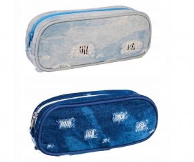 Piórnik saszetka z zamkiem - Blue Jeans, 1 szt.