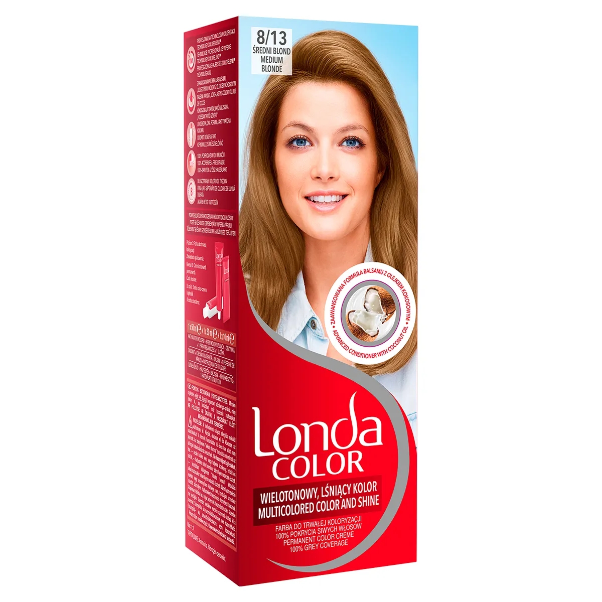 Londa Color Cream, Farba do włosów 8/13 Średni Blond