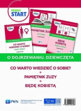Pewny start O dojrzewaniu Dziewczęta Co warto wiedzieć o sobie? Pamiętnik Zuzy, Będę kobietą Pakiet - Izabela Fornalik