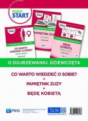 Pewny start O dojrzewaniu Dziewczęta Co warto wiedzieć o sobie? Pamiętnik Zuzy, Będę kobietą Pakiet