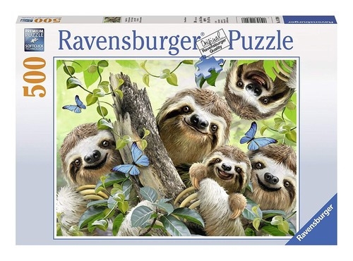 Puzzle Leniwcowe selfie 500