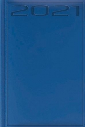 Terminarz 2021 Standard B6 print niebieski