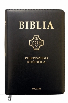 Biblia pierwszego Kościoła czarna z paginatorami - Opracowanie zbiorowe