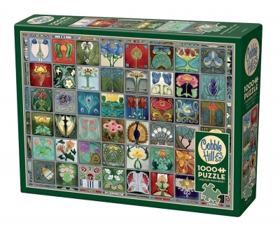 <img src='https://webimage.pl/pics/909/0/d625012400909.jpg' style='height:440px' /> Puzzle 1000 Płytki w stylu secesyjnym 113598