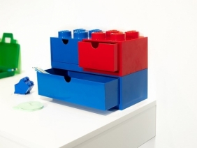 LEGO, Szufladka na biurko klocek Brick 4 - Czarna (40201733)