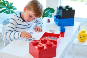 LEGO, Szufladka na biurko klocek Brick 4 - Czarna (40201733)