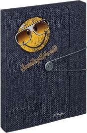 Teczka A4 PP z gumką Herlitz SmileyWorld Jeans (11257656)