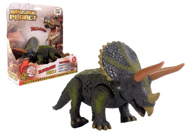 <img src='https://webimage.pl/pics/909/2/d5903943012909.jpg' style='height:440px' /> Dinozaur figurka triceratops światło i ryk
