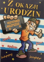 Karnet Young B6 + koperta wzór nr 09 (opakowanie 4 sztuki)