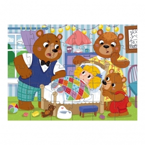 Puzzle - Złotowłosa i niedźwiedzie, 30 el. (DOB2909)