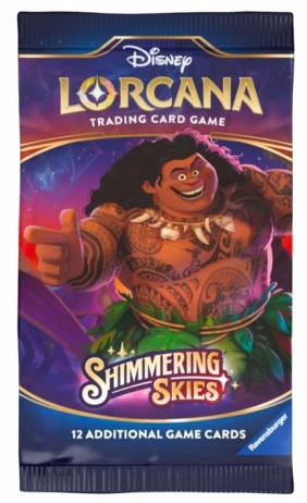 Disney Lorcana: Shimmering Skies Booster - Zestaw Dodatkowy, 12 kart