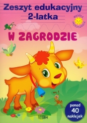 Zeszyt edukacyjny 2-latka W zagrodzie