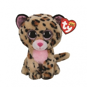 Beanie Boos - Livvie - różowy leopard, 24 cm (36490)