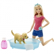 BARBIE Kąpiel pieska (DGY83)