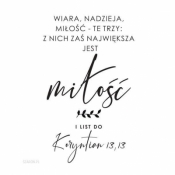 Podstawka korkowa - Wiara nadzieja miłość... - Opracowanie zbiorowe