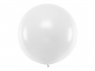 Balon okrągły Pastel White 1m