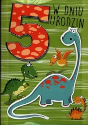 Karnet B6 5-Urodziny MIX