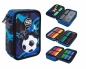 Coolpack, Piórnik potrójny z wyposażeniem Jumper 3 - Football Navy (F067967)