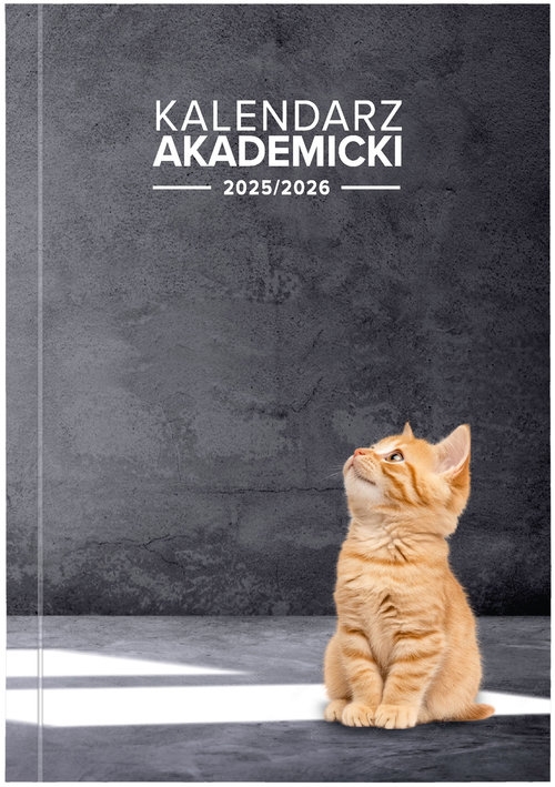 Kalendarz akademicki 25/26 A5T PCV bezbarwny KOT
