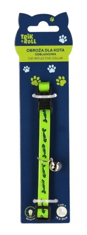 Obroża dla kota odblaskowa 1cm