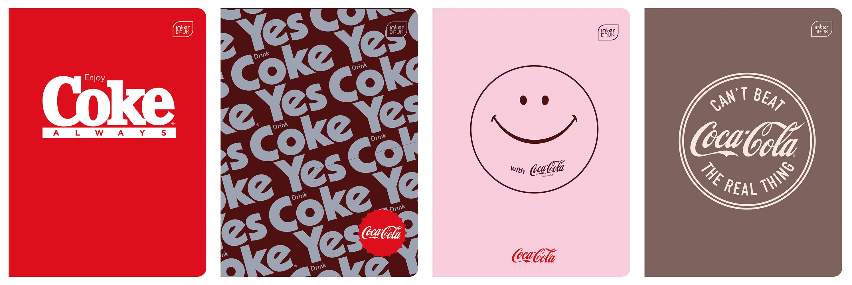 Zeszyt A5/60k 70g M Hybrid Coca Cola kratka, 1 szt