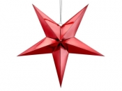 Gwiazda papierowa czerwona 70cm