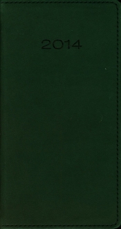 Kalendarz 2014 A6 11T Zielony kieszonkowy - <br />