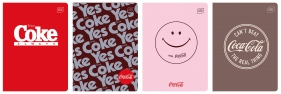Zeszyt A5/60k 70g M Hybrid Coca Cola kratka, 1 szt