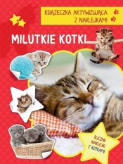 Książeczka aktywizująca naklejki. Milutkie kotki - Opracowanie zbiorowe